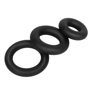 Alip Cock Ring Penis Ring Silicone Ring 3 Piece Set Mini Penis Ring Penis Ring Sex Toys for Men Waterproof Penis Sack Adult Goods Cock Ring for Men