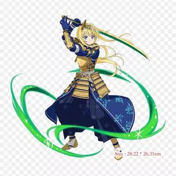 Алиса Самурай Кирито Асуна железные нашивки для одежды, наклейки с аппликациями на одежду, термочувствительная нашивка на заказ