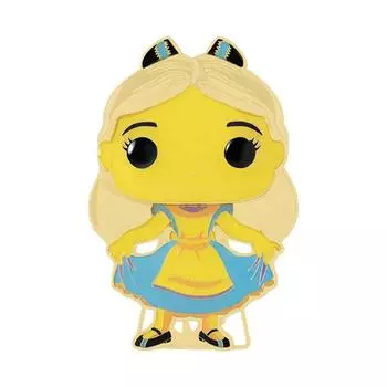Алиса в стране чудес Alice Glow Blacklight Pop! Эмалированный штифт