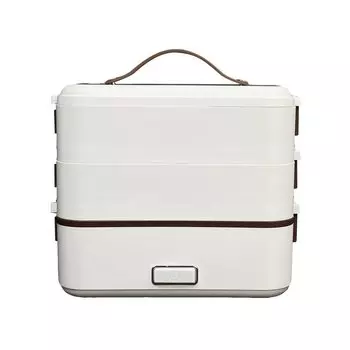 Алиса в стране разных товаров Электрический ланч-бокс Рисоварка 3-х уровневый подогреваемый ланч-бокс Электрический ланч-бокс Рисоварка Профилактика инфекций