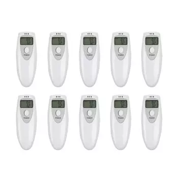 Алкоголь Алкоголь Высокий уровень алкоголя Вождение в нетрезвом виде Простой набор из 10 приборов для проверки, датчик, детектор, точность, профилактика, измерение, алкотест, алкотестер,