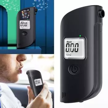 Алкотестер Алкоголя Высокоточный Электронный Алкотестер ЖК-дисплей Звуковой Сигнал Тестер Алкоголя Детектор Для Личного Использования