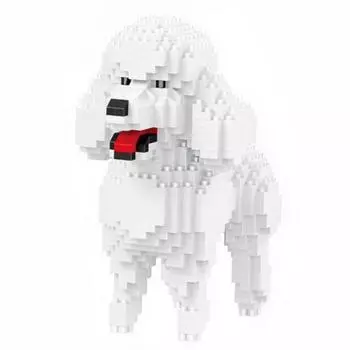 Алкулбальм-Наноблок-My Pet BAMiddle Poodle BA, популярные корейские игрушки