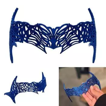 All Along Crown Легкий удобный материал для 3D-печати Тематические вечеринки Корона Тиара Аксессуары для волос синий