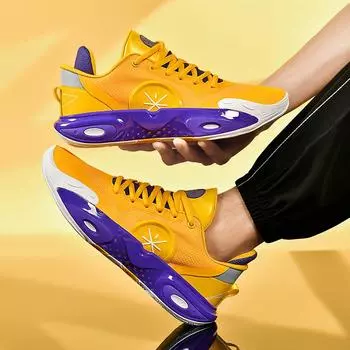 All City 12 Баскетбольные кроссовки Мужские брендовые дизайнерские спортивные тренировочные кроссовки Уличные кроссовки Мужские сетчатые износостойкие нескользящие шнуровки 36