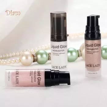 ALL FASHION MALL MAKEUP SACE LADY Жидкий блеск для век и лица, хайлайтер с 3D-мерцанием, контуринг 03#