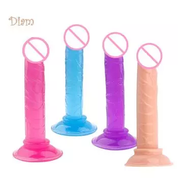ALL FASHION MALL СЕКС ИГРУШКА Женская мастурбация Мягкий дилдо Ложный пенис Вагина Массажер для точки G One size