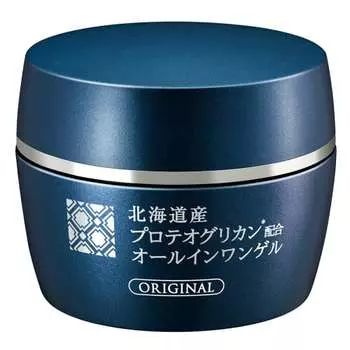 All-in-one gel containing proteoglycan from Hokkaido, all-in-one, transparent, firm, moisturizing, fragrance-free, paraben-free, made in Japan, 90g