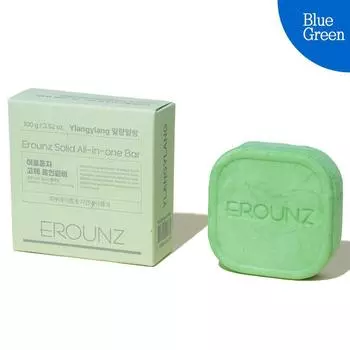 All-in-one shampoo bar 100g / hypoallergenic, slightly acidic / eco-friendly cleansing shampoo soap / zero waste, ylang ylang all-in-one bar, 1 piece