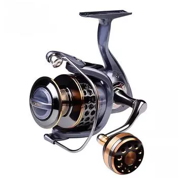 All-metal Line Cup Fishing Reel Maximum Resistance 21KG Spinning Reel Rod Wheel Seawater Long-distance Casting Reel 2000 Series