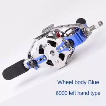 All metal medium through wheel fishing rod modified with internal automatic wire routing speed ratio front wheel
