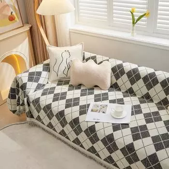 Чехол для дивана из шенилла с защитой от когтей кошек, универсальный чехол для дивана, двухсторонний чехол для дивана 180*130cm