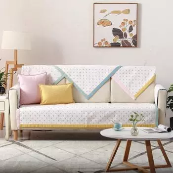 All-season Chenille Non-slip Sofa Cover Cover Nordic Simple Modern Cushion Armrest Cover Full Backrest Cover 70*70