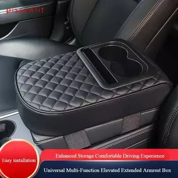 All-Season Multi-Function Extended Armrest Box Cup Holder Upgrade Armrest Enhanced Storage Comfortable Driving Experience