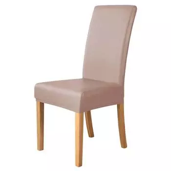 All-wrap PU Chair Cover Waterproof Wear for Chairs Solid Color Seat Protection Armless-chair