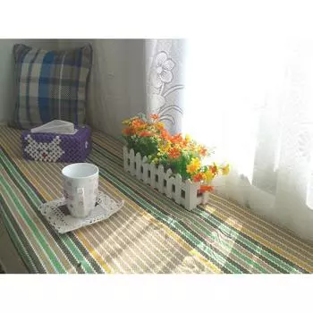 All Year Round Neutral Cotton Linen Sofa Cushion Fabric Coarse Cloth Minimalist Modern Non-Slip Sofa Cover Carpet Window Cushion Machine Washable