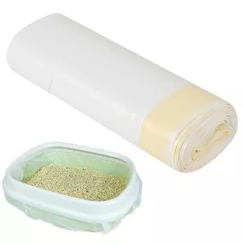AllBright Cat Toilet Cat Litter Cat Toilet Garbage Cat Poop Disposal Drawstring Easy to Clean 40 Sheets Bag, Bag, Bag, Bag, Bag, Up, Durable,