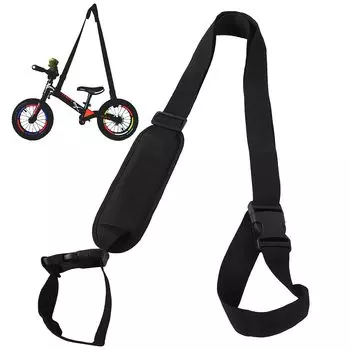 AllBright Strider Carry Belt Портативный велосипедный трехколесный велосипед скейтборд коляска сумка через плечо чёрный