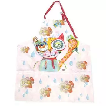 Allen Designs [P0988] - Дизайнерский фартук с кошкой Allen Designs - 78x68 см.