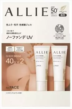ALLIE Chrono Beauty Color Tuning UV03 40g x 2 pack SPF50+ PA++++ белый