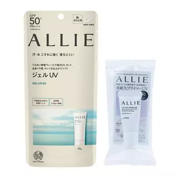 ALLIE Chrono Beauty Gel UV EX 90 г, набор без запаха с бонусом SPF50+/PA++++ +