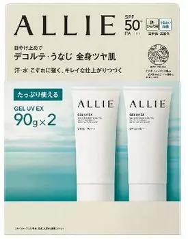 ALLIE Chrono Beauty Gel UV EX без запаха 90 г x 2 шт. набор SPF50+ PA++++ белый