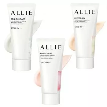 ALLIE Chrono Beauty Tone Up UV 01 02 03 SPF50+ PA++++ Солнцезащитный крем для лица и тела 60 г