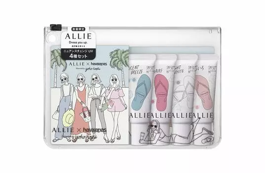 ALLIE Nuance Change UV Gel Happy Share Солнцезащитный крем 15 г SPF50+/PA++++ (х 4)