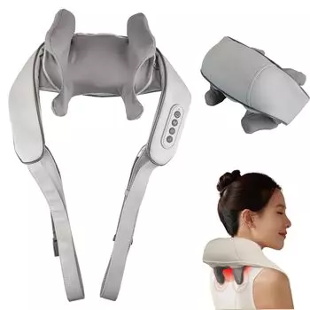 ALLJOY Strength USB моющаяся ткань легкий день рождения унисекс шея, шея, спина, плечи, талия, икры, бедра, регулировка, беспроводной, перезаряжаемый, чехол,