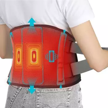 ALLJOY Waist 5 Вибрация 3 уровня температуры 30 минут беспроводной поясничный подогрев Поддержка электрический поясничный подогрев Один размер подходит эластичный
