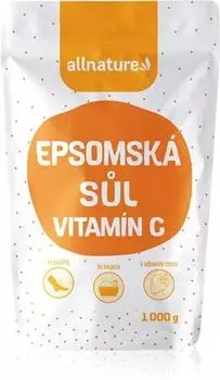 Allnature английская соль + соль для ванн с витамином С TU прозрачный