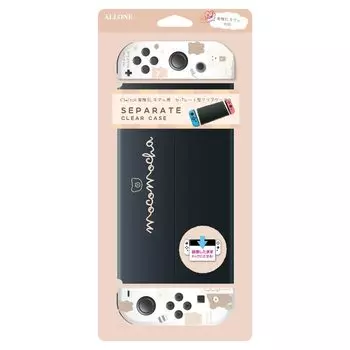 Allone Отдельный прозрачный чехол для Switch organic EL Fluffy xx 10 см Защищает от царапин и грязи Совместим с Switch organic EL Можно заряжать