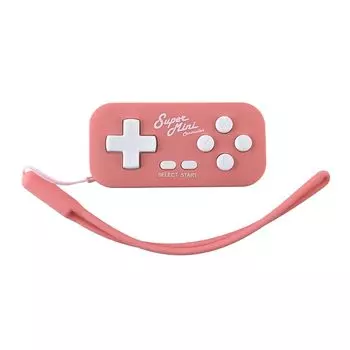 Allone Super Mini Controller for Switch Pink x x Compatible with Compatible with palm size Game Can be used as a left hand device Number of retro