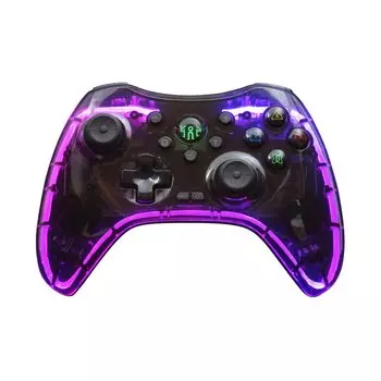 Allone Wireless Neon Coon Trawler для Switch Прозрачный черный 15 x 6 x см Совместим с EL Светится со светодиодной подсветкой Доступны как проводные, так и беспроводные игровые