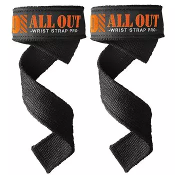 ALLOUT ремень для подъема на запястье для начинающих и профессионалов 3 цвета черный/красный/зеленый (черный) чёрный