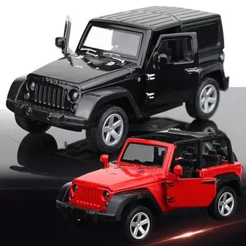 Alloy Car Model Off-road Convertible Metal Car Model Car зелёный