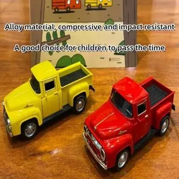 Модель автомобиля из сплава, имитация автомобиля, мультяшный милый детский автомобиль, игрушечный автобус, инерционный автомобиль, настольная маленькая декоративная игрушка