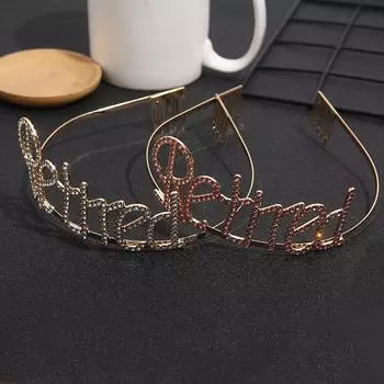 Головной убор из сплава с креативной надписью Пенсионер взрослый обруч для волос аксессуары для головных уборов на выход на пенсию праздничный головной убор для вечеринки