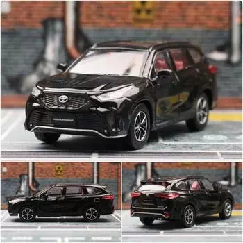 Alloy Highlander Toyota Car Model With Inertia Motion Design For Gift Childrens