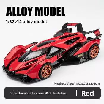 Alloy Inertia Car Model With Sound Light For Gifts And Collection