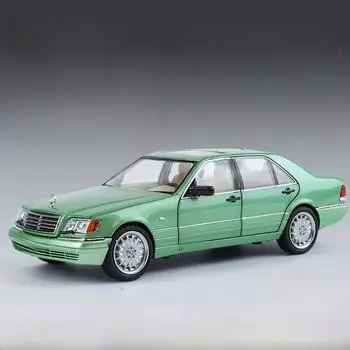 Alloy Model Car Mercedes Benz W140 With Doors Sound Light For Children Gift
