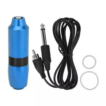 Роторная тату-машинка из сплава Профессиональная салонная Эргономичная RCA Тату-моторная машинка для тату-мастера синий