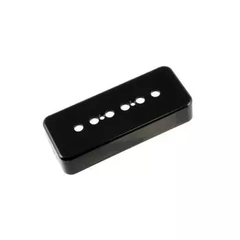 Allparts 50mm Black Plastic Soapbar Pickup Covers 8226 [] PC-0746-023