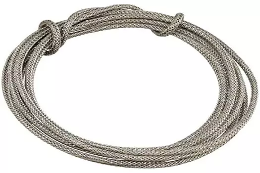 ALLPARTS Гитарный внутренний кабель для проводки, сетчатый экран, провод 7,6 м GW-0837-000 [] чёрный