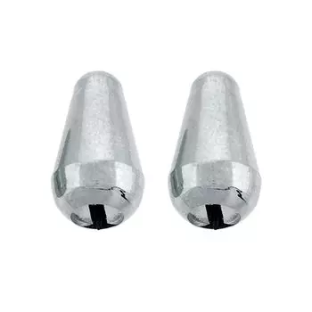 ALLPARTS Дюймовая Стандартная Ручка Переключателя Рычажного Типа для Стратокастера Хром (2 куска) SK-0710-010 []