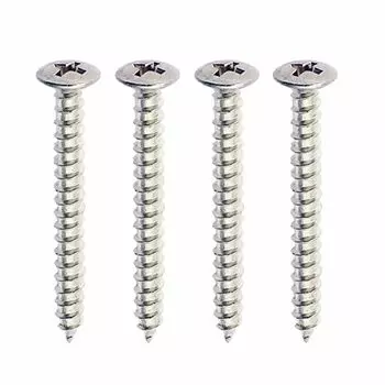 ALLPARTS Neck joint screws stainless steel 4 pieces GS-0005-005 []