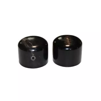 ALLPARTS Ручка-купол из рога водяного буйвола с разрезным валом, тип с боковым винтом, 2 шт. PK-0197-000 [] чёрный
