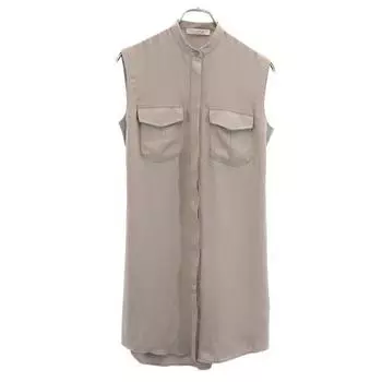 ALLSAINTS No sleeve Shirt dress UK4(US0) Beige Women Used