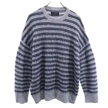 ALLSAINTS wool blend Long sleeve knit S Gray sweater Men s Used