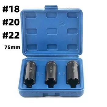 Allsome 18 мм 20 мм 22 мм мотоциклетный инструмент для сцепления гаечный ключ для мотоциклетной гайки торцевой гаечный ключ набор инструментов для снятия гайки сцепления GY6 синий